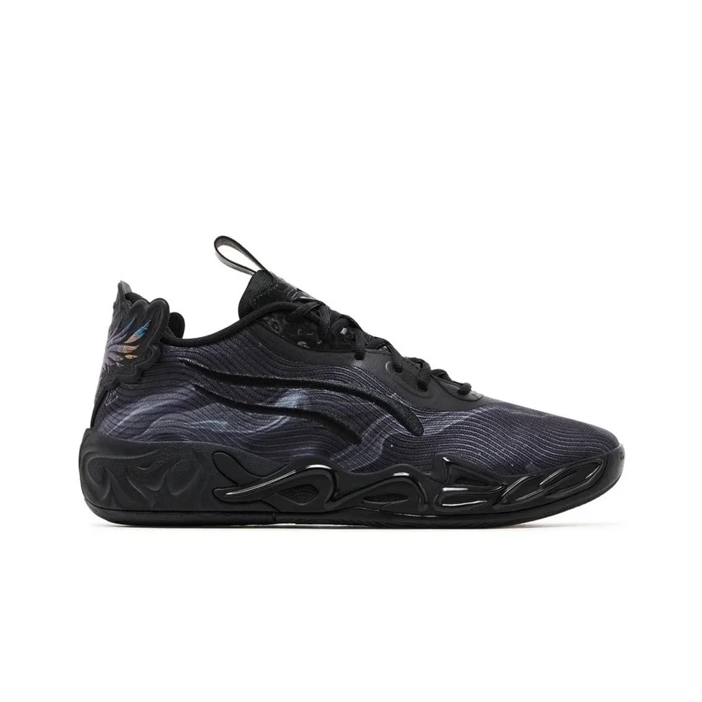 Puma MB.04 LaMelo Ball Black Iridescent Basketball Shoes 312174-01 Mens 8.5‎